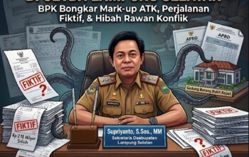 Gurita Korupsi Gaya Baru Menggerogoti Anggaran Setda Lampung Selatan, Dari Mark-Up Atk Hingga Suap Fasilitas Penegak Hukum 5 Gurita Korupsi Gaya Baru Menggerogoti Anggaran Setda Lampung Selatan, Dari Mark-Up Atk Hingga Suap Fasilitas Penegak Hukum