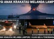 Erupsi Gunung Anak Krakatau Landa Lampung, Hujan Abu Turun, Penerbangan Di Radin Inten Ii Dibatalkan 9 Erupsi Gunung Anak Krakatau Landa Lampung, Hujan Abu Turun, Penerbangan Di Radin Inten Ii Dibatalkan