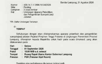 Gubernur Mirza Kembali Rotasi 4 Pejabat Eselon Ii Pemprov Lampung 7 Gubernur Mirza Kembali Rotasi 4 Pejabat Eselon Ii Pemprov Lampung