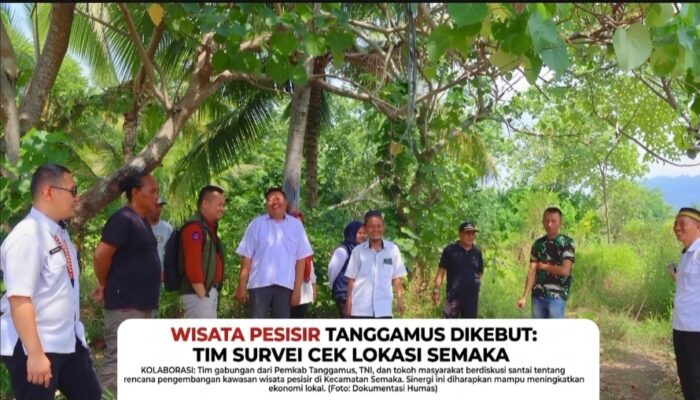 Dorong Modernisasi Pesisir, Dinas Perikanan Tanggamus Cek Kesiapan Kampung Nelayan Merah Putih Di Semaka Dan Pematang Sawa