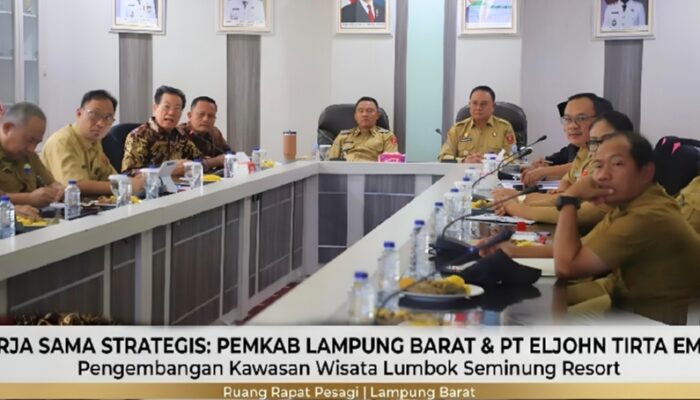 Gandeng Pt Eljohn, Pemkab Lampung Barat Siap Sulap Lumbok Seminung Jadi Kawasan Wisata Terpadu