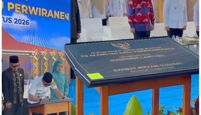Rsjd Lampung Resmi Berganti Nama Menjadi Rs Alamsyah Ratu Perwiranegara
