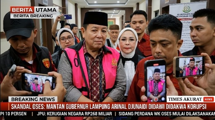 Arinal Djunaidi Didakwa Rugikan Negara Rp268 Miliar, Pilih Serahkan Kasus Kepada Pengacara