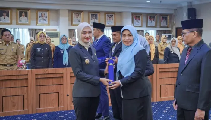 Bawa Semangat Tanggap Darurat, Wagub Jihan Lantik Rudi Syawal Pimpin Dinsos Lampung