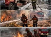 Damkarmat Lampung Selatan Bertarung Melawan Kepungan Abu Anak Krakatau Dan Amukan El Nino