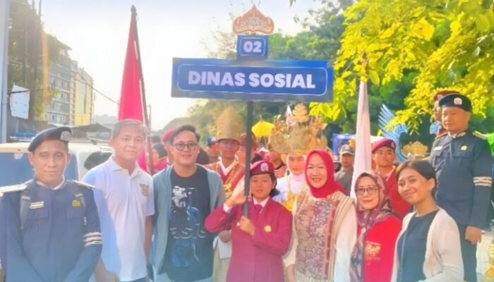 Dinsos Lampung Pukau Ribuan Warga Di Puncak Lampung Tapis Karnaval 2026