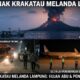 Erupsi Gunung Anak Krakatau Landa Lampung, Hujan Abu Turun, Penerbangan Di Radin Inten Ii Dibatalkan