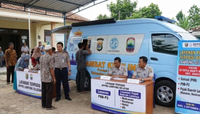 Jemput Bola Ke Pelosok, Bpprd Lampung Selatan Hadirkan Layanan Pajak Terpadu Di Sragi