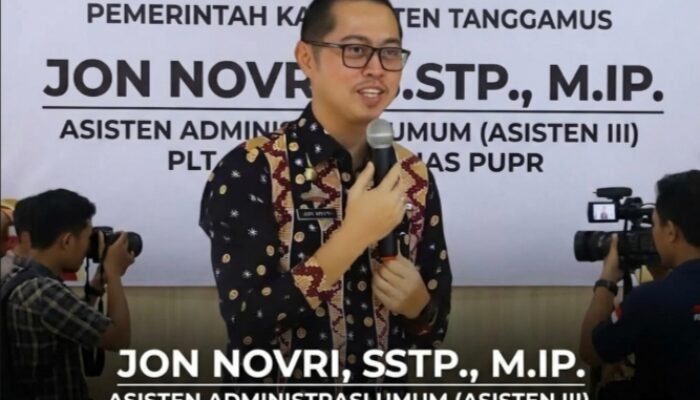Kawal Akselerasi Pembangunan, Pemkab Tanggamus Percayakan Dinas Pupr Ke Jon Novri