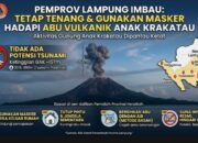Pemprov Lampung Pastikan Tak Ada Potensi Tsunami, Warga Diimbau Tenang Hadapi Abu Vulkanik Anak Krakatau