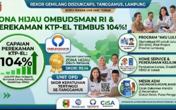 Revolusi Senyap Disdukcapil Tanggamus, Dari Rekor Perekaman 104 Persen Hingga Sabet Zona Hijau Ombudsman Ri