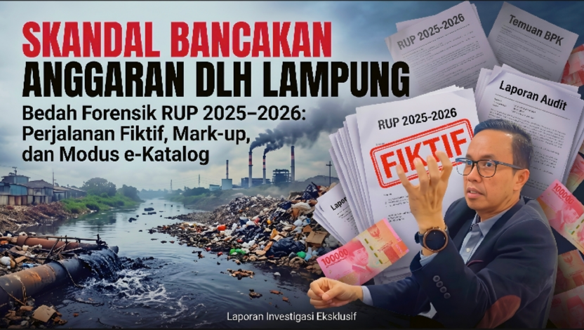 Skandal Dlh Lampung, Lingkungan Sekarat, Anggaran Miliaran Jadi Bancakan Pejabat
