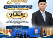 Sekda Provinsi Lampung Marindo Kurniawan Sabet Predikat Terbaik Diklat Pim I Lan Ri 2026