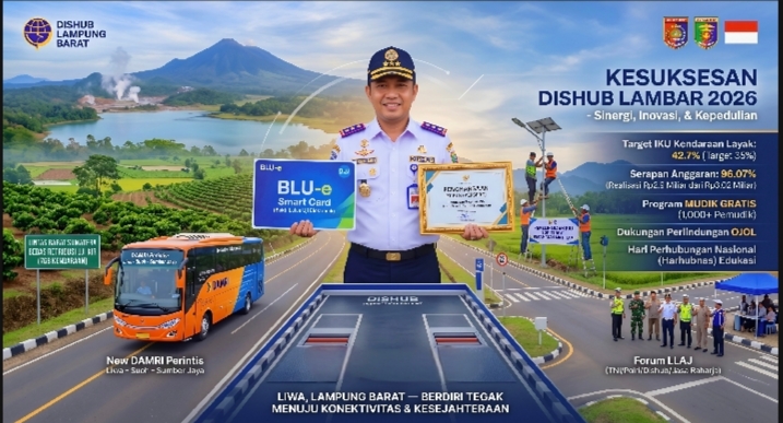 Sinergi, Inovasi, Dan Kepedulian Sosial Mewarnai Kesuksesan Dishub Lampung Barat 2026