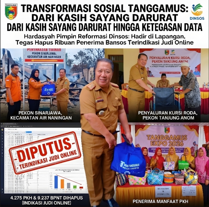 Transformasi Sosial Di Tanggamus, Dari Respons Cepat Kedaruratan Hingga Ketegasan Hapus Ribuan Penerima Bansos Terindikasi Judi Online