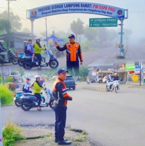 Inovasi Pm Sapa Pagi Dishub Lampung Barat: Solusi Cerdas Urai Kepadatan Lalu Lintas Di Jam Sibuk
