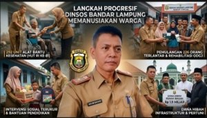 Langkah Progresif Dinsos Bandar Lampung Memanusiakan Warga