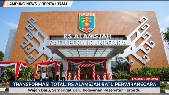 Rs Alamsjah Ratu Perwiranegara Bertransformasi Jadi Pusat Rujukan Terpadu Sumbagsel
