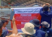 Tindak Tegas Pencemaran Lingkungan, Kadis Dlh Lamsel Yespy Cory Bersama Tim Provinsi Segel Pabrik Pt Indo Thai Coco