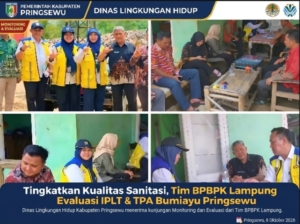 Tingkatkan Kualitas Sanitasi, Tim Bpbpk Lampung Evaluasi Iplt Dan Tpa Bumiayu Pringsewu